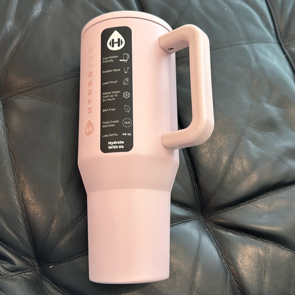 Hydrojug Pink Tumbler 40oz NEW